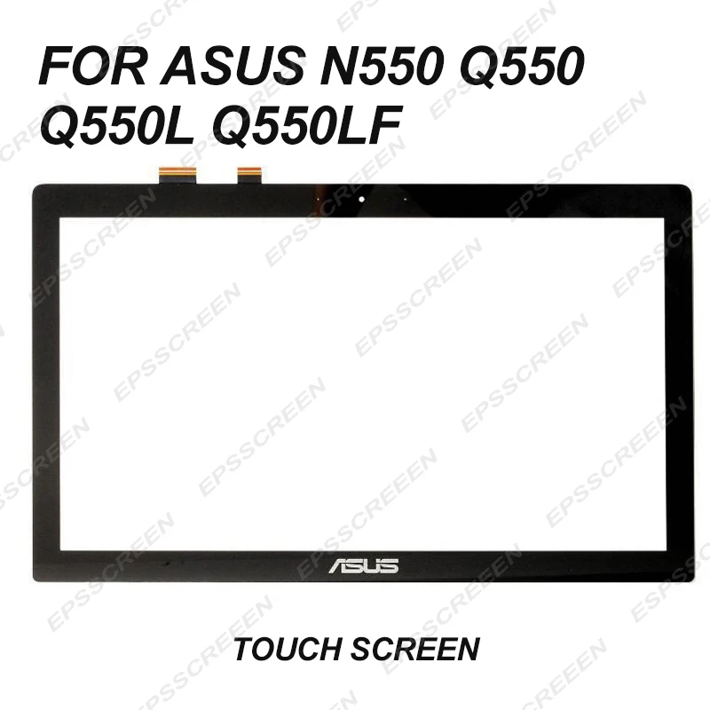 Новый для ASUS N550 Q550 Q550L Q550LF 15,6 "сенсорный экран дигитайзер панель Стекло Объектив Замена дисплей ноутбука