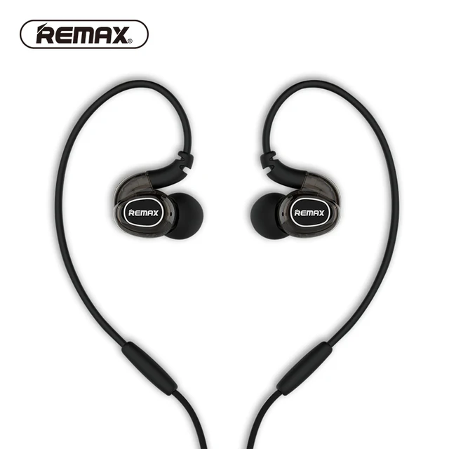 REMAX HIFI наушники-вкладыши снижение шума Спорт стерео аудио наушники ушные крючки хип-хоп супер чистый звук наушники для мобильного телефона