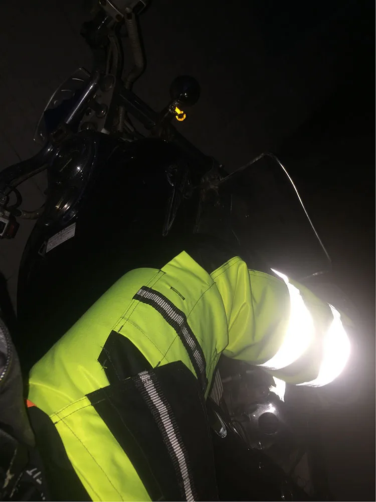 Bauskydd Men Working Pants Reflective High visibility Multi-pockets Work Trousers With Knee Pads Workwear Safety Cargo Pants