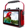 Portable HD display audio network bluetooth speaker video machine TF card U disk MP3 player outdoor karaoke sound sing dance usb ► Photo 3/6