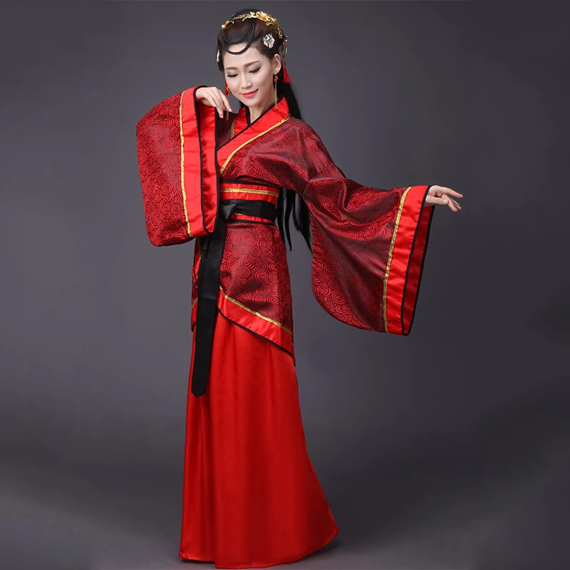 Китайский древний костюм для женщин Hanfu Danse Enfant сценическая одежда китайские