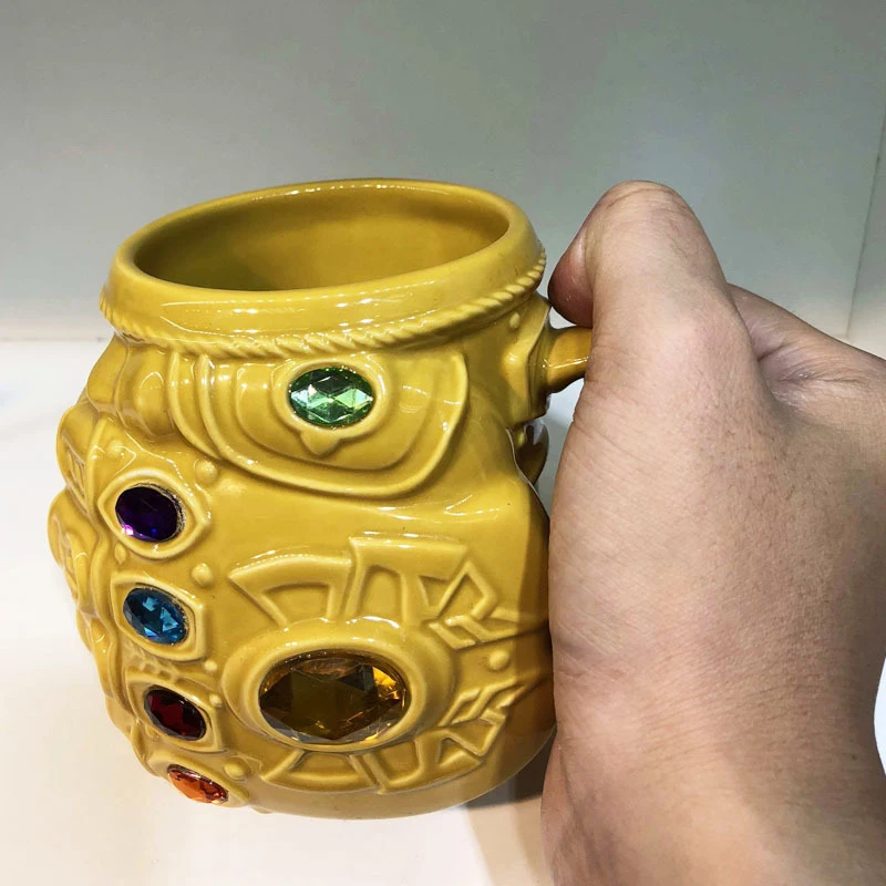 Marvel кофейные кружки Thanos чашки и перчатки Fist Mark крутая креативная посуда для