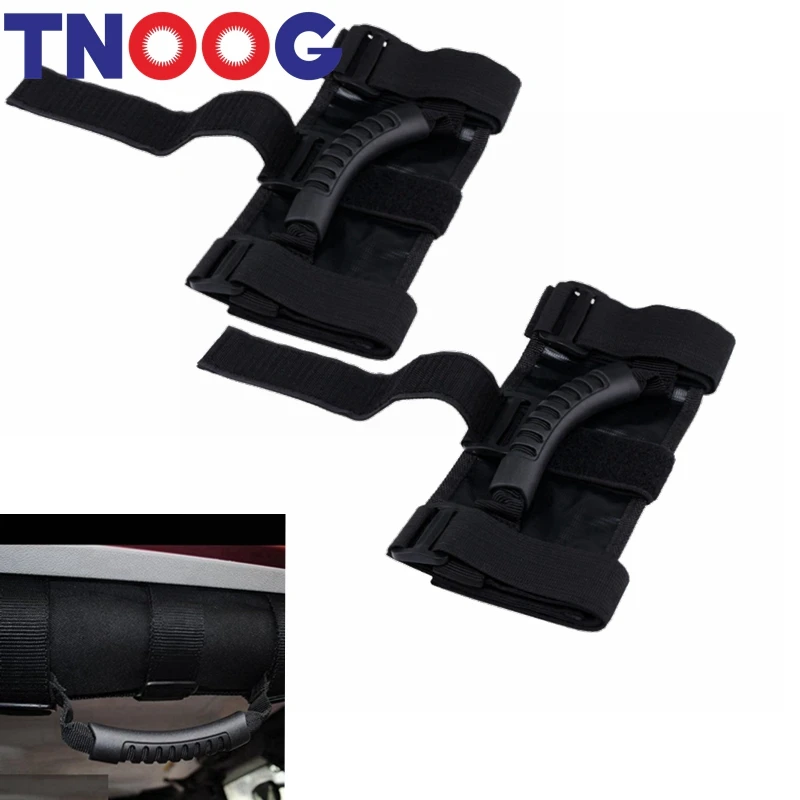 TNOOG пара для 87 16 Jeep Wrangler JK TJ YJ CJ Rubicon Extreme Ultimate Unlimited Roll Bar Боковая ручка