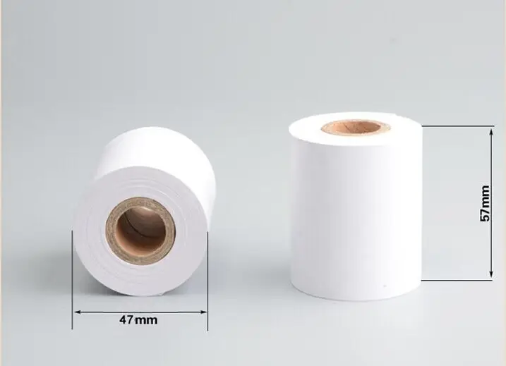 

2016 new 1roll 57 * 50 thermal cash register paper paper printing paper a supermarket pos 58 mm/Thermal small ticket machines
