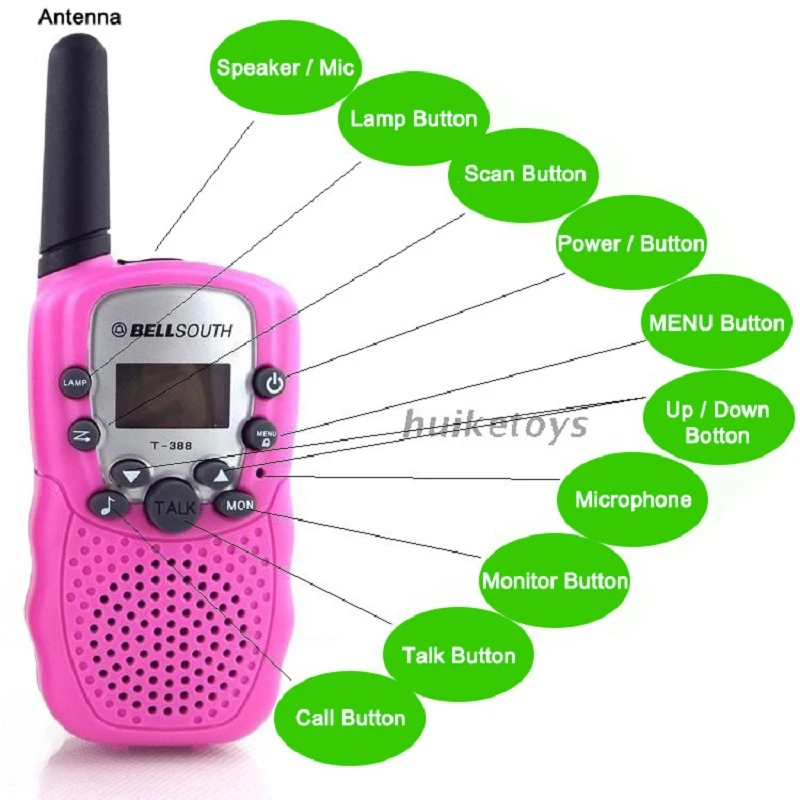 2 Pieces T 388 Talkie Walkie Jouets Pour Enfants Bidirectionnel Enfants Radio Garcons Et Filles Brithday Cadeau De Noel Aliexpress