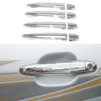 

Chrome ABS Side Door Handle Cover Trims 8pcs Fit For Toyota PRADO FJ120 2003-2009