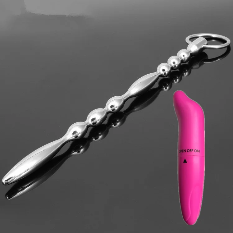 2 Pcs/Lot Vibrator And Blocked urethral for men penis plug sound Alternative stimulate masturbation man sex toys products toy | Красота и