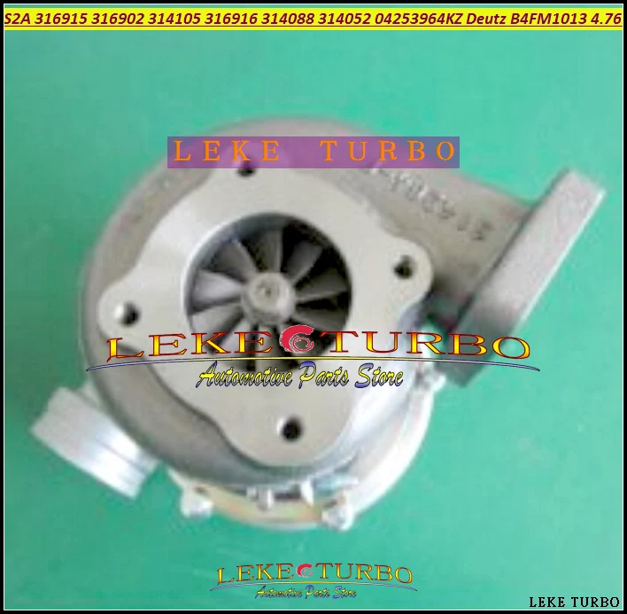S2A 314280 314442 316915 04253964KZ 4205630KZ 04205625KZ Turbo Turbocharger For Deutz Industrial Truck B4FM1013 E C EC 4.76L  (5)