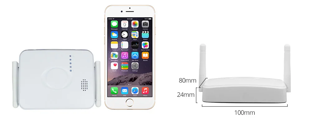 mini wifi nvr dimension