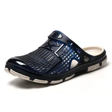 DUDELI/мужские прозрачные сандалии тапочки на плоской подошве дышащая нескользящая обувь болотная водные кроссовки пляжная Высококачественная обувь для воды