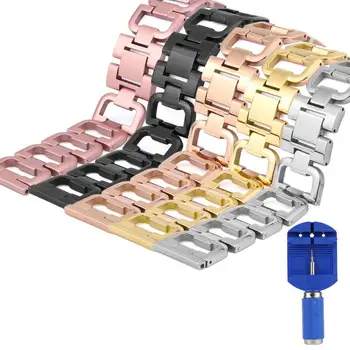 

Metal Chain Style Bracelet Smart Watch Band Strap+ Disassembly Tool For Sam sung Gear S3 Aug04 Drop shipping