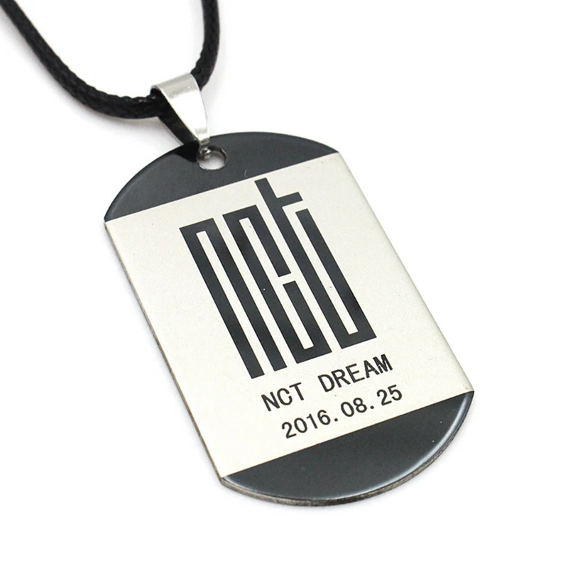 

NCT DREAM Album Logo Shield Necklace KPOP Fashion Accessories