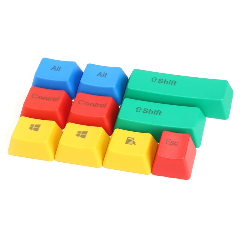 Новые 10 шт. модификаторы клавиш RGBY Keycap Keypress ANSI Cherry MX механическая клавиатура US