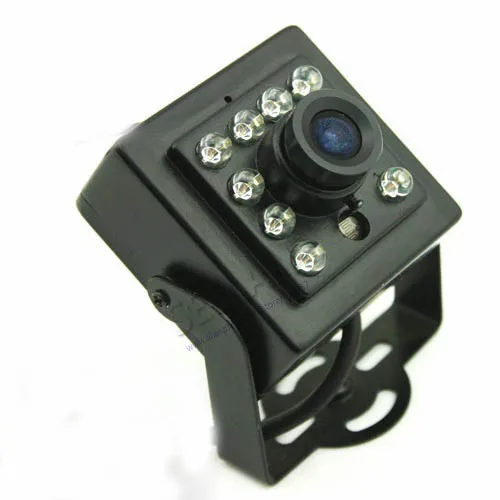 HQCAM ночное видение 1200 TVL CCTV камера безопасности CMOS цветная мини камера 10 шт. 940nm led 3,6 мм объектив Мини cctv Камера