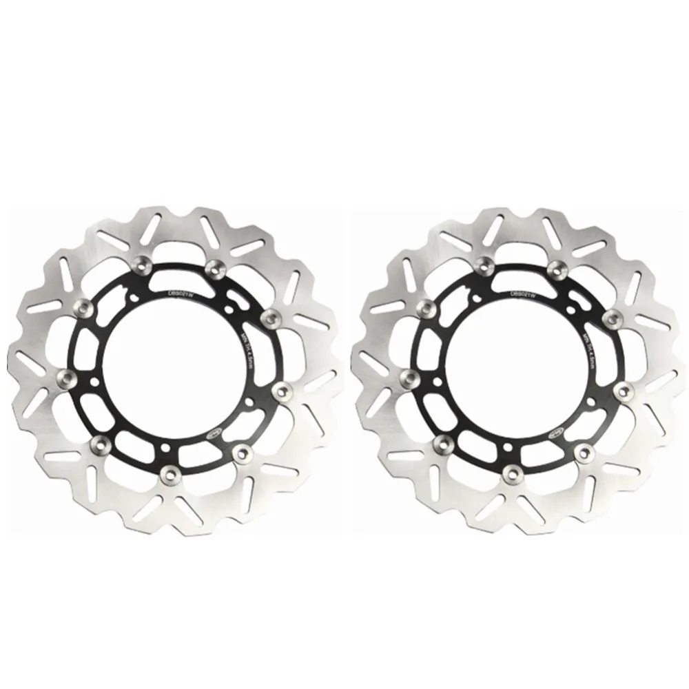 2x Motorcycle Front Brake Rotors Discs Steel Braking Disks L/R for Yamaha YZF 1000 R1 2007-2011 XTZ1000 SUPER TENERE 2010-2012 pair motorcycle front brake rotors disc stainless steel braking disks l r for yamaha xp t max tmax 500 abs 2008 2011 2010 2009