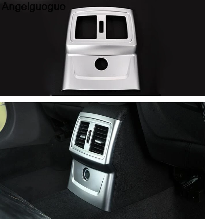 Angelguoguo 1 шт. автомобиль на заднее отделение кузова крышкой рельефная Накладка для отделки для BMW X1 F48(блестящий и матовый вариант