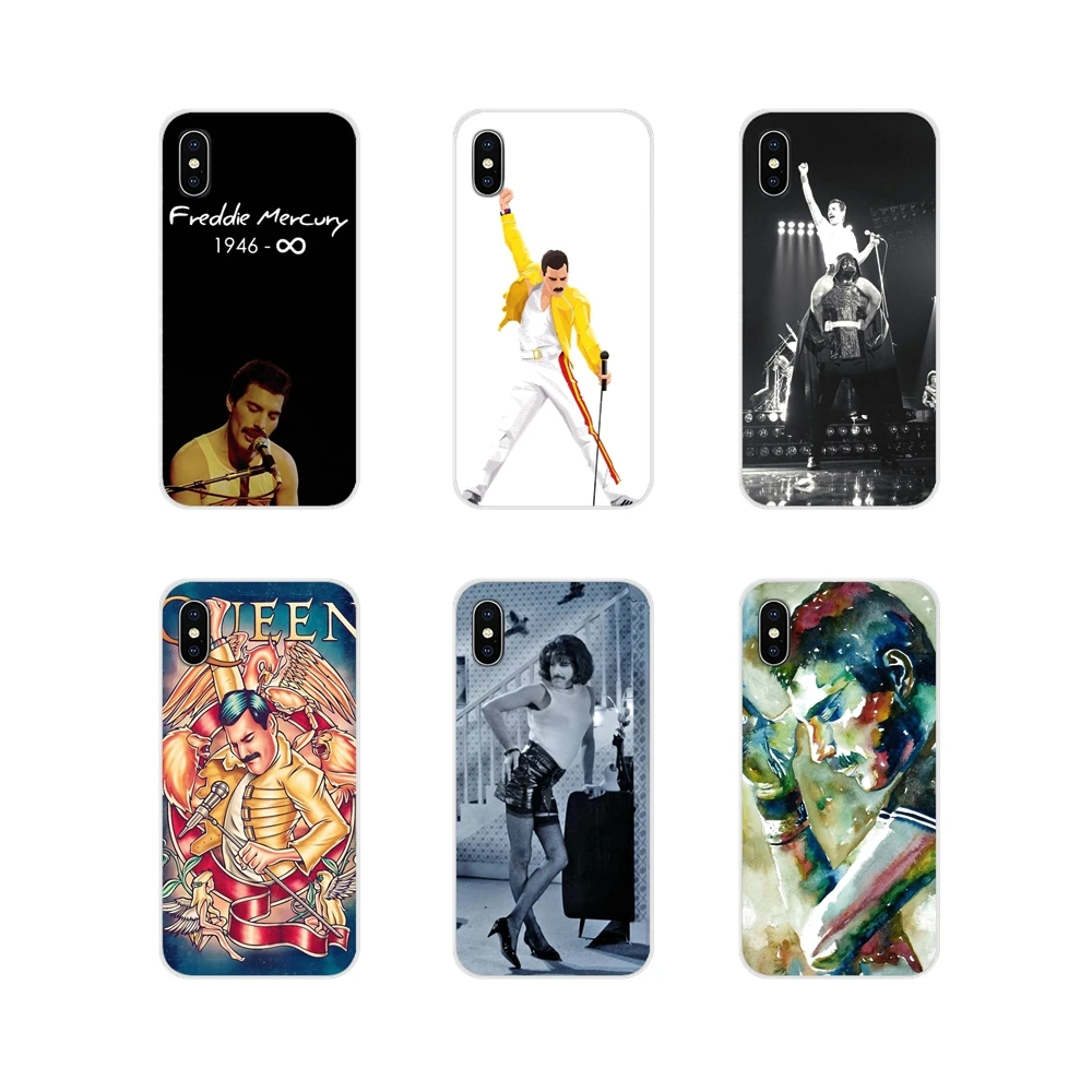 

queen freddie mercury Soft Transparent Shell Covers For Oneplus 3T 5T 6T Nokia 2 3 5 6 8 9 230 3310 2.1 3.1 5.1 7 Plus 2017 2018