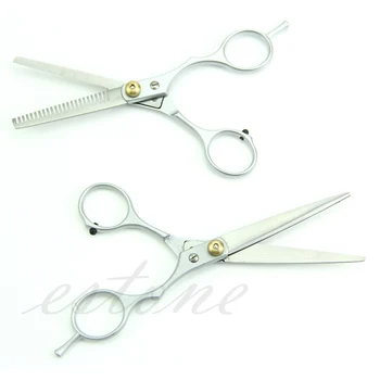 

2020 New 2 pc Professional Hair Cutting Thinning Scissors Shears Barber Set Hairdressing