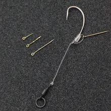 20 шт. винт для Бойла кольцо поворотный D-Rig Chod Rig волос Ронни установки терминала снасти приманки держатель винт Карп рыболовные аксессуары