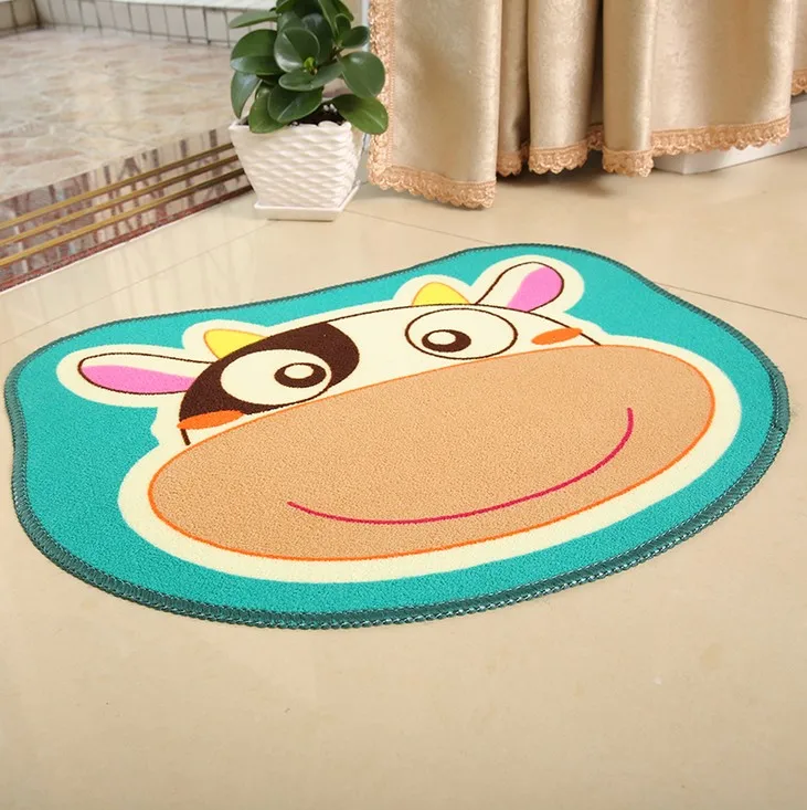Buy Cartoon Floor Mat For Kids Bedroom Fleece Animal