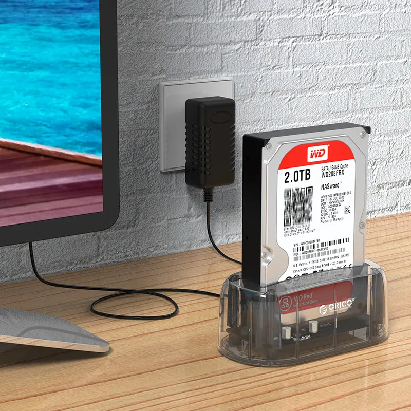 ORICO 6139C3 3 5 дюймовый прозрачный USB3.1 Gen2 Type C док станция для жесткого диска 12 ТБ Max
