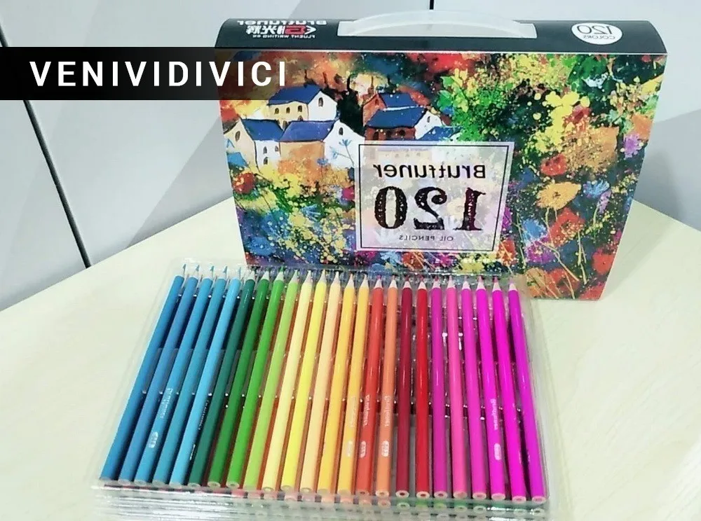 

Hot Sale Hot new products LSH Genuine 120 pencil cute oily water-insoluble lead cartoon color pen graffiti school-supplies NEW