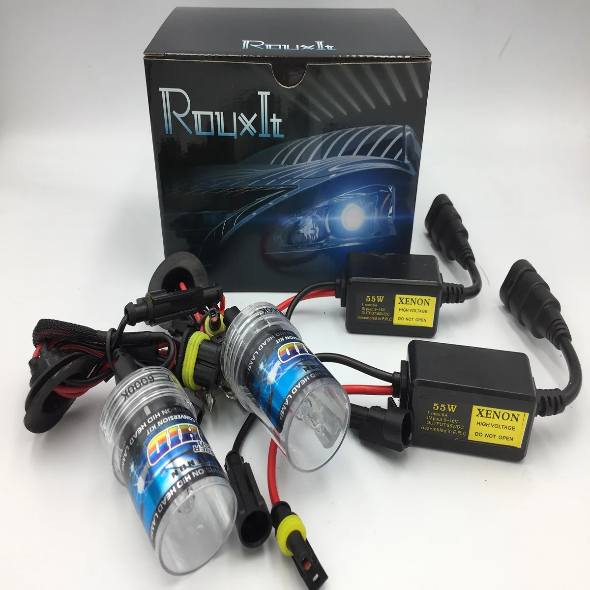 Rouxit 55Вт hid ксеноновый светильник комплект H7 H4 H1 H3 H8 H9 H10 H11 H13 9005 9006 набор для
