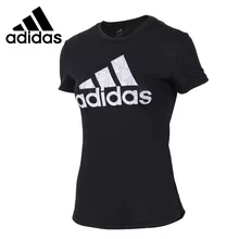 Оригинальное новое поступление Адидас Футболка для тренировок SS женские футболки с коротким рукавом спортивная одежда
