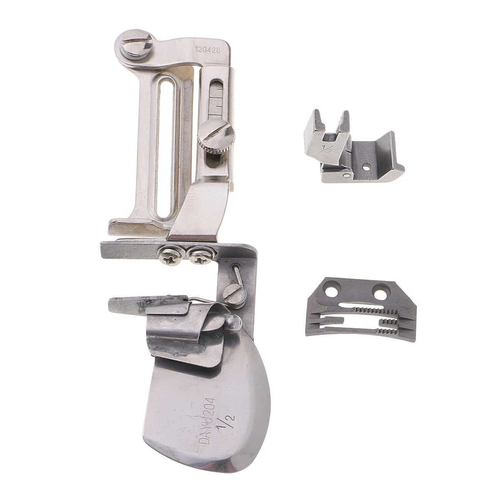 Industrial Sewing Machine Part Clean Finish Shirt Tail Hemmer Attachment Set