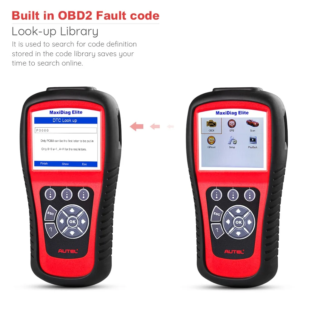 Autel MaxiDiag Elite MD802 автомобильный диагностический инструмент OBD2 сканер считывания кодов ABS подушка безопасности для двигателя EPB автомобильной лучше, чем Старт X431