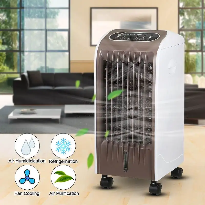 

75W 5L Remote Control Air Conditioner Fan Home cooling Conditioning Fan Powerful Wind Environmental Protection Timing
