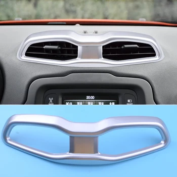 

DWCX Plastic Car Interior Console Dashboard Center A/C Air Vent Outlet Cover Trim Fit For Jeep Renegade 2015-2016