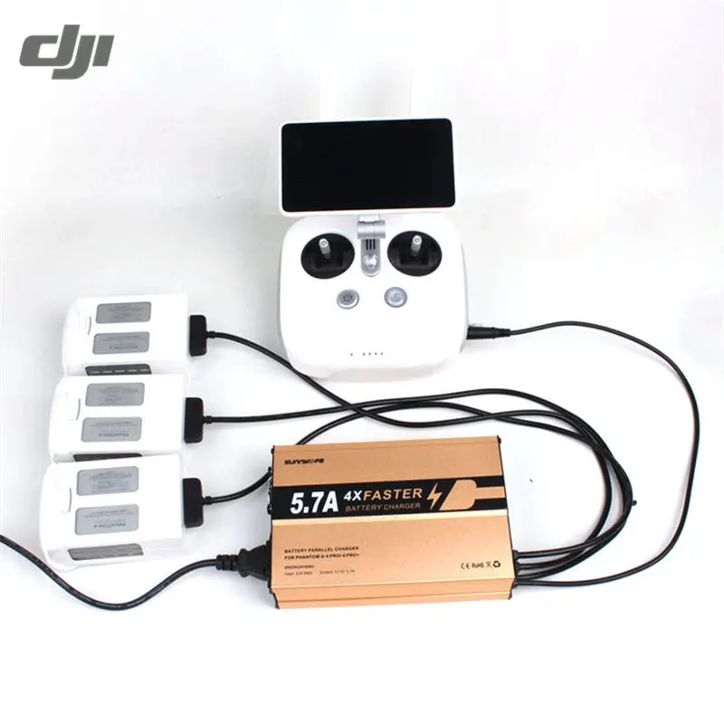 

DJI Phantom 4/4 PRO/4 PRO+ Battery Remote Control Transmitter 4 in 1 Multi Intelligent Parallel Smart Charger Charging