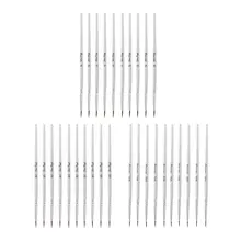 10 шт./пакет миниатюрные детали краски кисти с белая ручка нейлон волосы DIY искусство масло акриловое Рисование акварелью инструмент