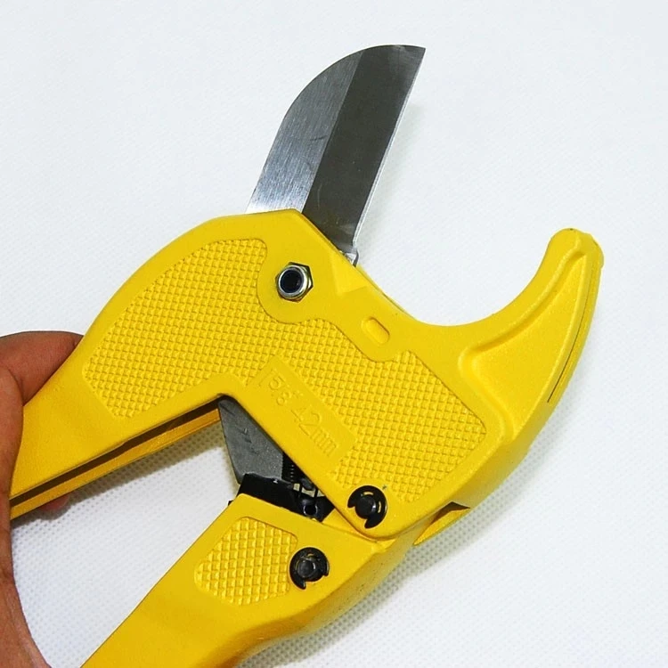 RDEER 42mm PVC-Pipe Cutter Aluminum Alloy Scissors Stainless Steel Blade Cutting Action Knife For PP PE PU Pipe Hand Tools