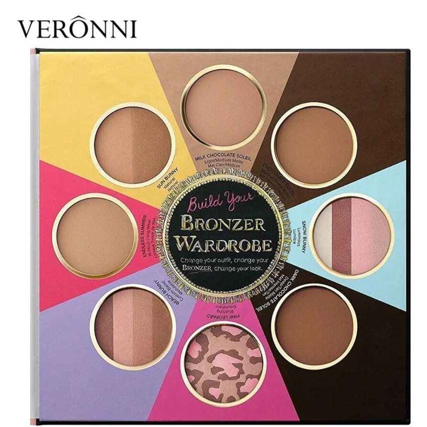

2018 EyeShadow Collection The Little Black Book of 8 Color Bronzers Shades Brand New Limited edition
