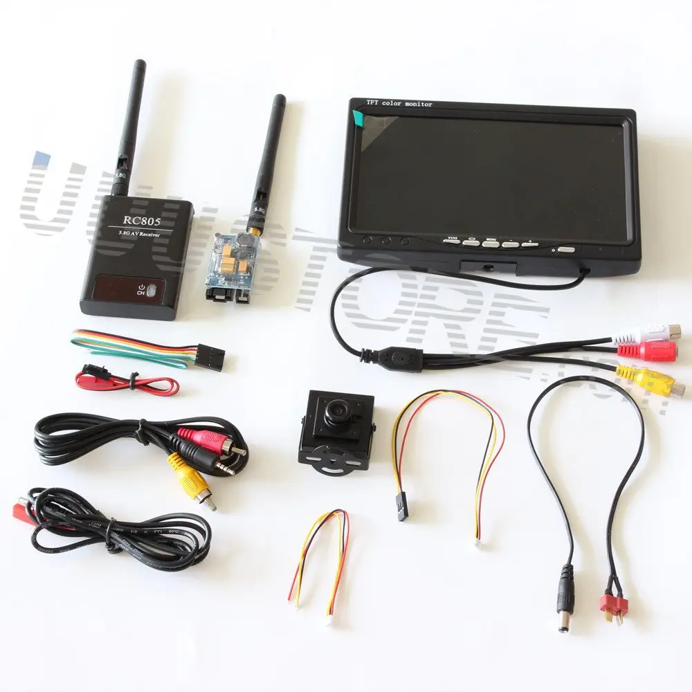 FPV Starter Packages 5.8Ghz 200mw Transmitter Receiver
