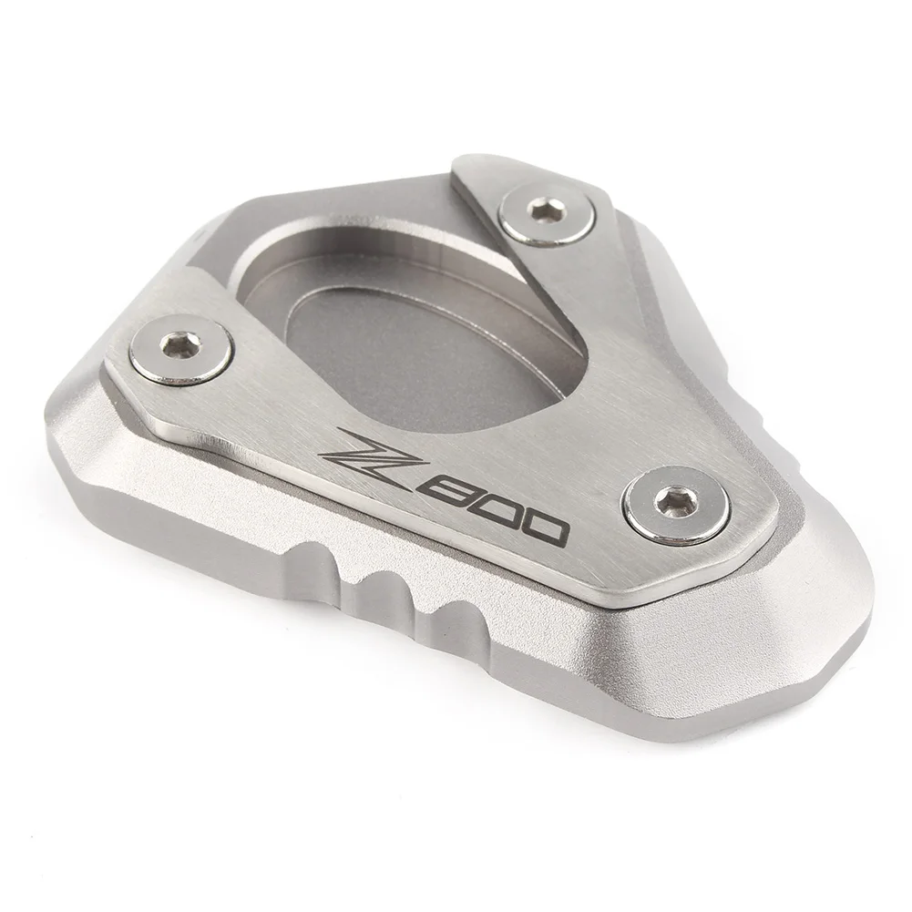 Z 800 Kickstand боковая стойка расширения пластины площадка для увеличения для Kawasaki Z800 2013 /13, 14, 15, 16 лет Алюминий - Цвет: Grey