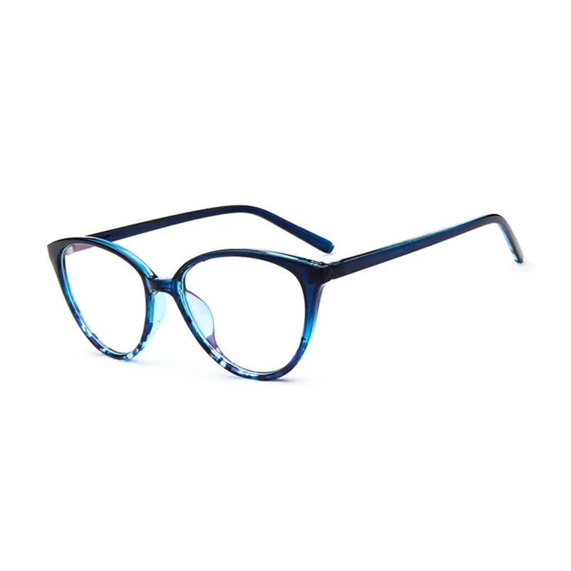 Zilead, Ретро стиль, кошачий глаз, прозрачные линзы, оправа для очков, брендовая, для женщин, синие, оптические очки, оправа для близорукости, линзы, оправа, простые очки