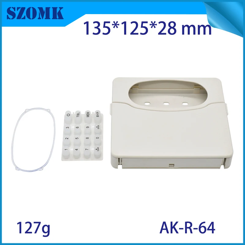 

1 piece,plastic access controller enclosure electronics plastic abs instrument enclosure 135*125*28mm5.3*4.9*1.1inch