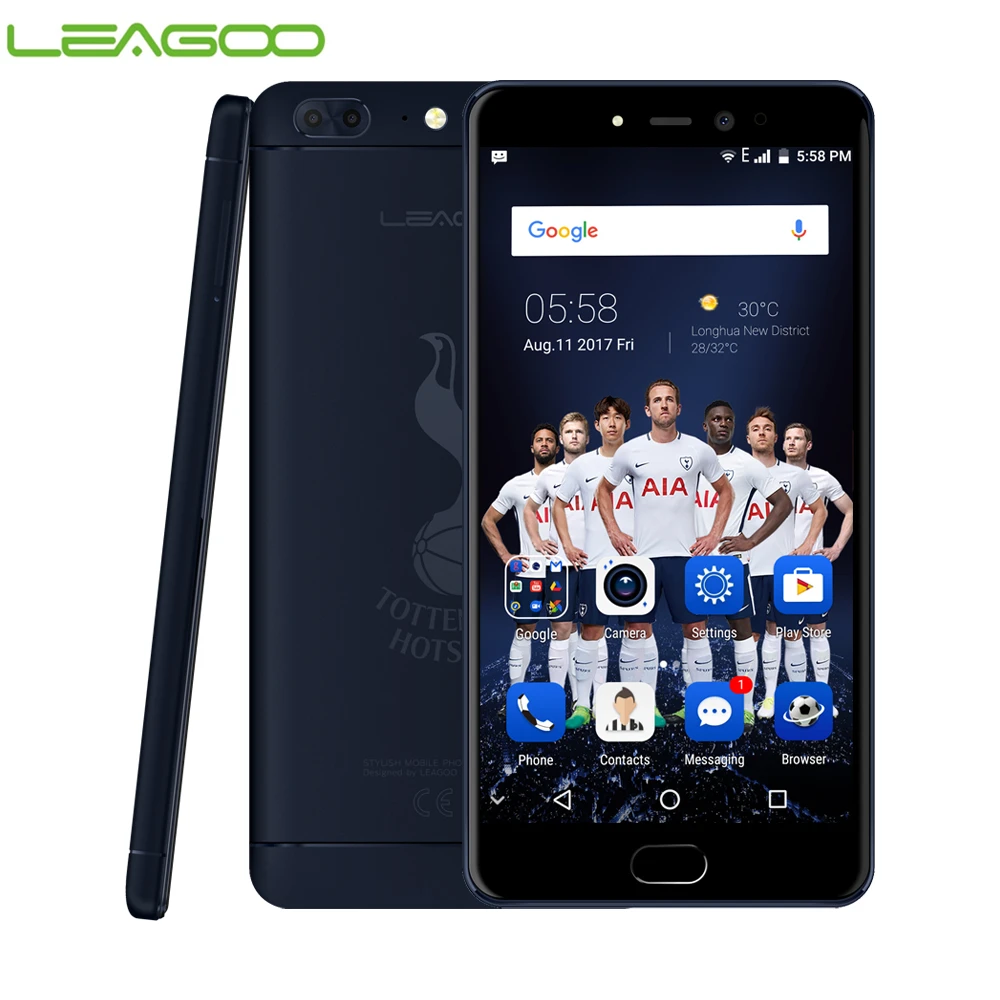 LEAGOO T5 THFC Смартфон Android 7 0 mt6750t восемь ядер 5 &quotFHD 4G B Оперативная память 6 Встроенная
