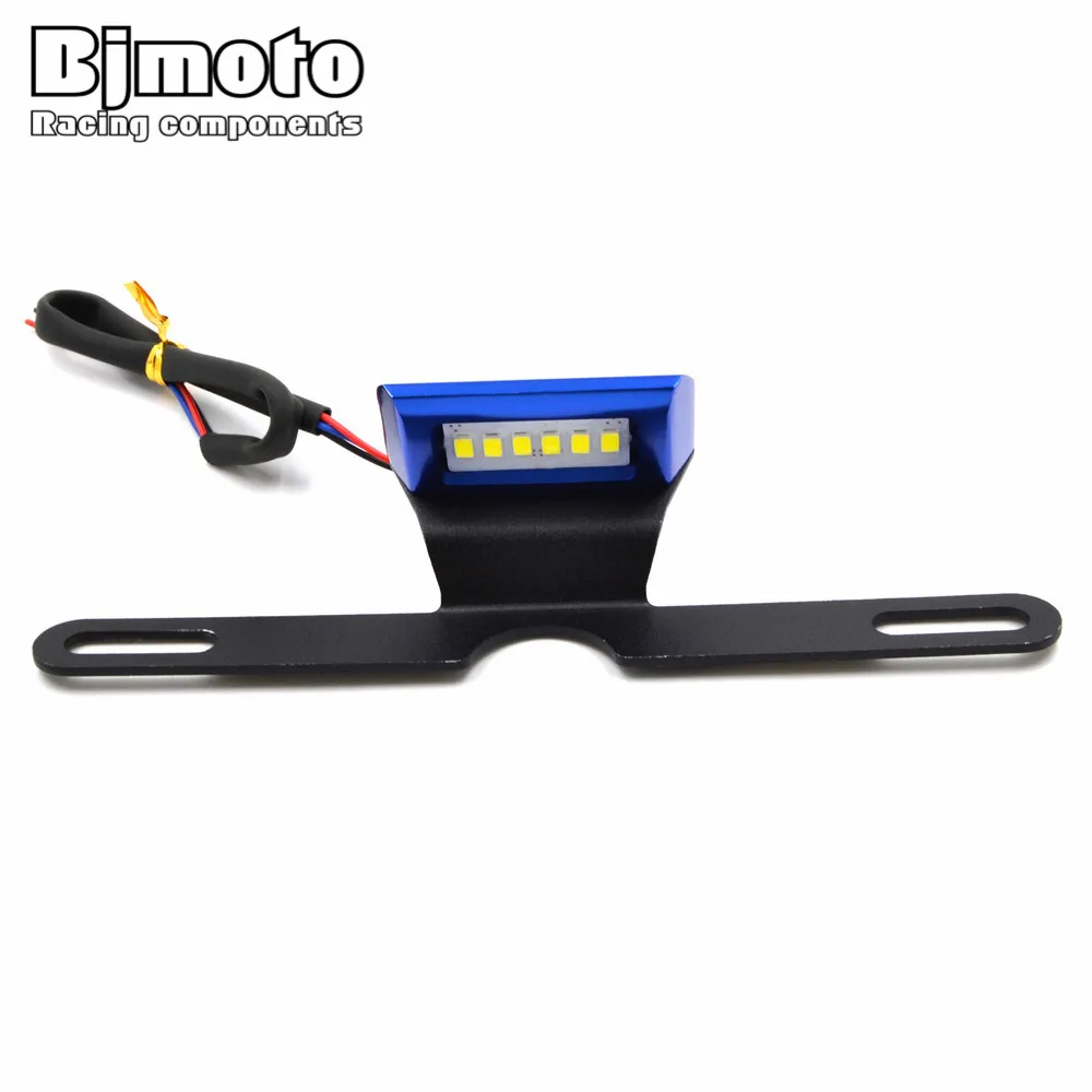 

Bjmoto LED Rear Tail Brake Light For 50 70 110 125cc ATV Quad yamaha kawasaki suzuki honda ktm Motorcycle plate number Light