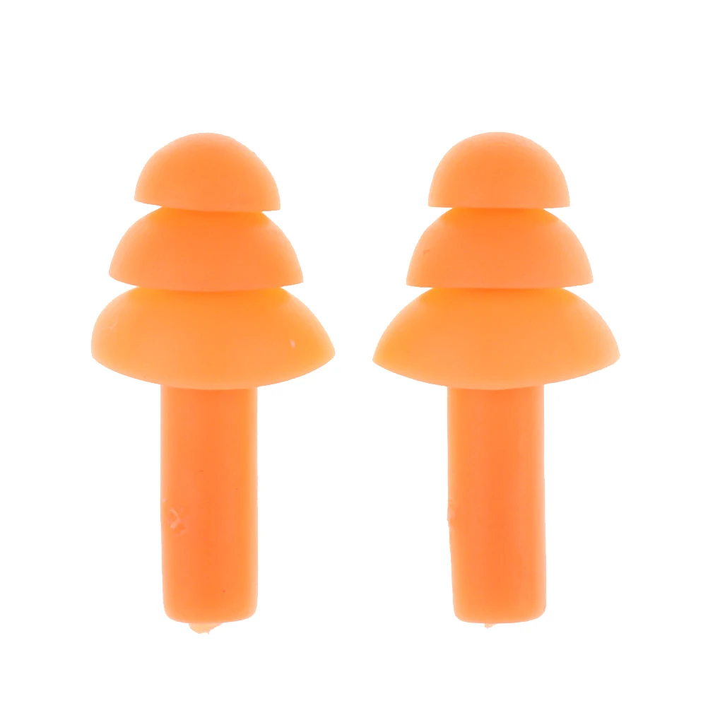 2 Pieces Earplugs Nose Clip Swim Set Waterproof Soft Silicone Swimming Ear Plugs Swim Water Sports Swimming Accessories