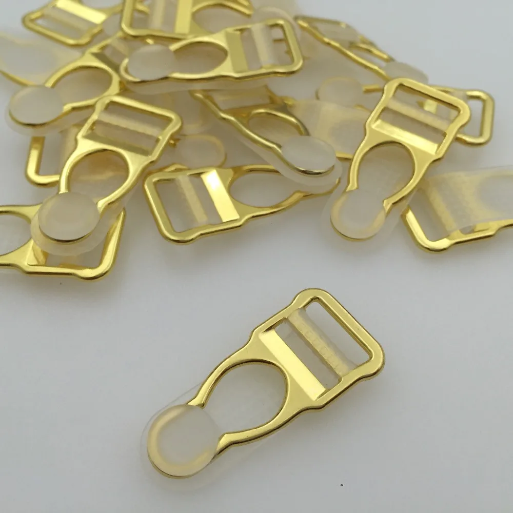 20pcs / lot nickel plated metal suspender clip garter belt clip 10mm/12mm sewing clips garment clips clothes clips