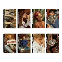 KPOP GOT7 7FOR7 альбом ломо карты K-POP Новая мода самодельная бумажная фото карта HD Фотокарта