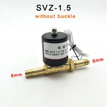 Латунь 8 мм 8 мм разъем 2 Way сварочных аппаратов электромагнитный клапан DC 24 V AC36V AC220V 0-0.8Mpa пиджак без пуговиц SVZ-1.5