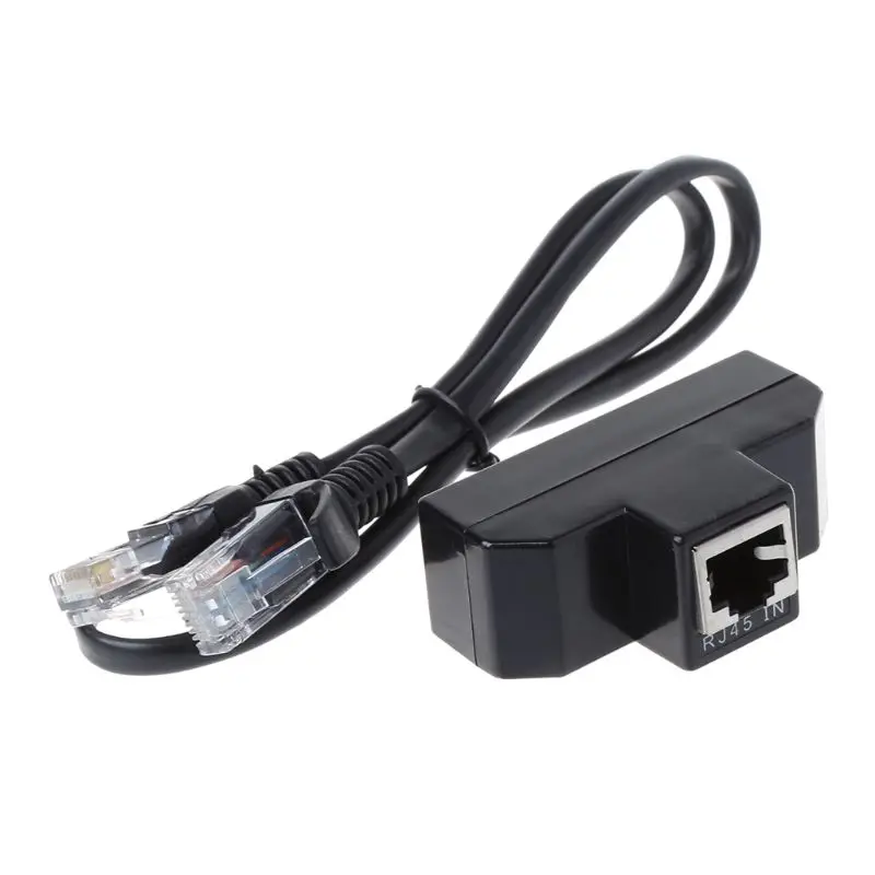 RJ11 6P4C Женский до 4 Ethernet RJ45 8P8C штекер F/M адаптер конвертер кабель телефон