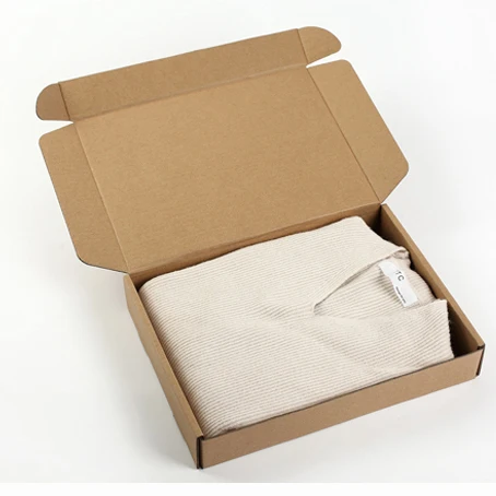 

Blank Gift Box Customize Logo T-Shirt Jeans Packaging Box Corrugated Box cajas de regalo
