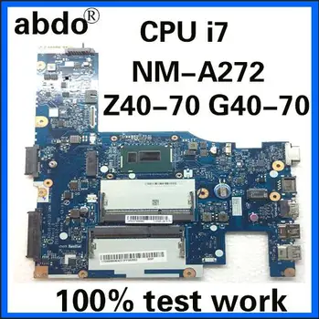 

abdo ACLU1/ACLU2 UMA NM-A272 for Lenovo G40-70 Z40-70 notebook motherboard CPU i7 4500U/4510U DDR3 100% test work