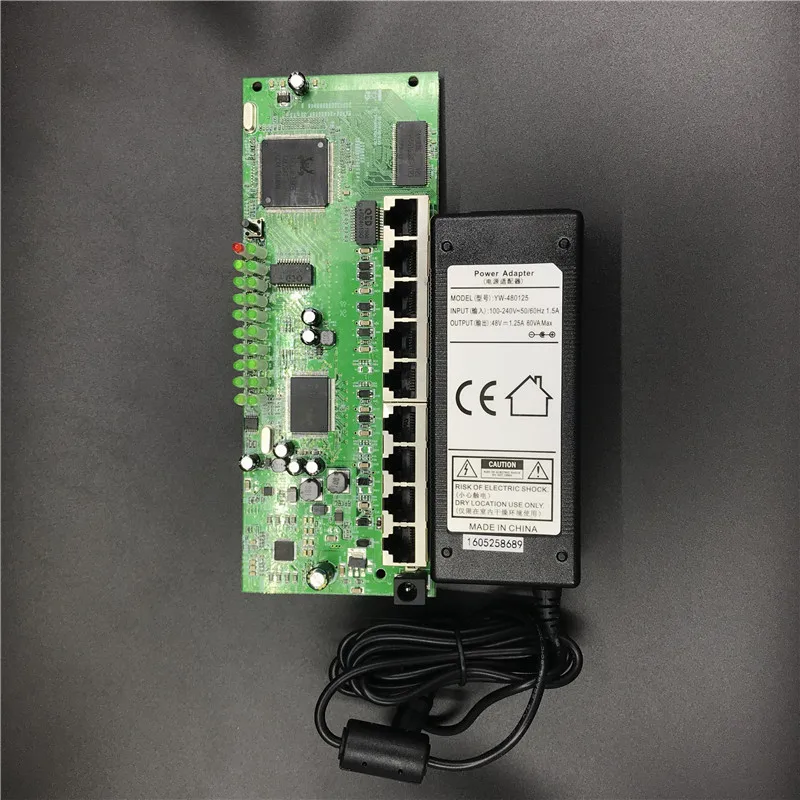 OEM 9 портов POE маршрутизатор модуль производитель t Продажа Полный гигабит 10/100/1000 м